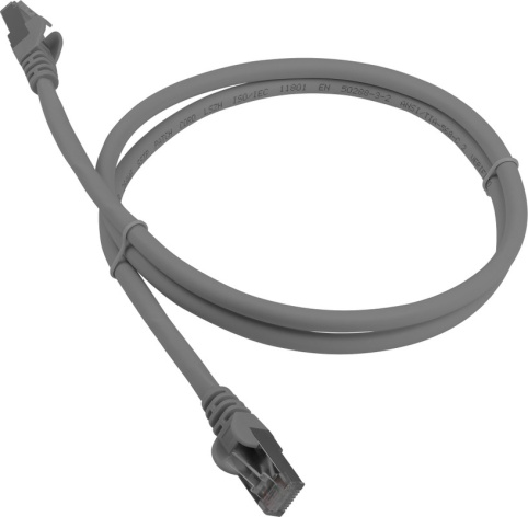 фото Кабель патч-корд S/FTP 8 кат. 2м Lanmaster LAN-PC45/S8-2.0-GY в Екатеринбурге