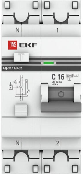 фото Автомат дифференциальный EKF DA32-6-16-30-ac-pro в Омске