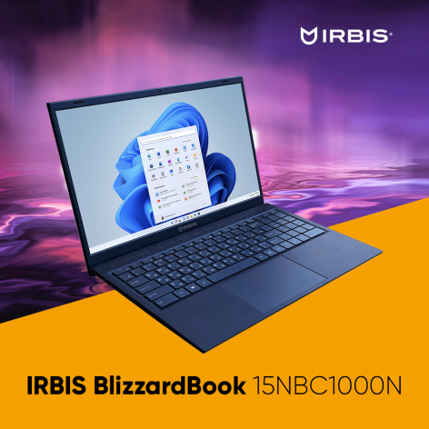 фото Ноутбук  Irbis Blizzard в Перми 15.6 ", Ryzen 3, 16 Гб RAM, 512 Гб SSD, Radeon Vega 3, Синий