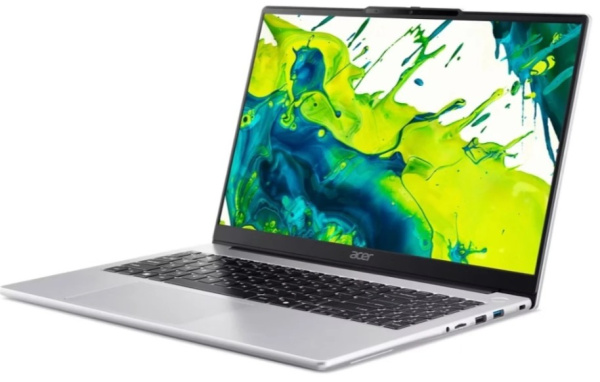 фото Ноутбук Acer Aspire Lite AL15-45P-R3RH 15.6" (AMD Ryzen 5, 16Гб DDR4, SSD 512 Гб, Radeon Graphics, Без ОС) Серебристый [NX.DJZER.001]