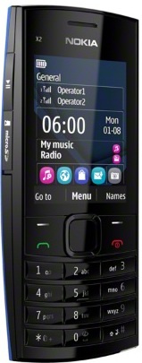 фото Мобильный телефон  Nokia X2-02 Ocean Blue