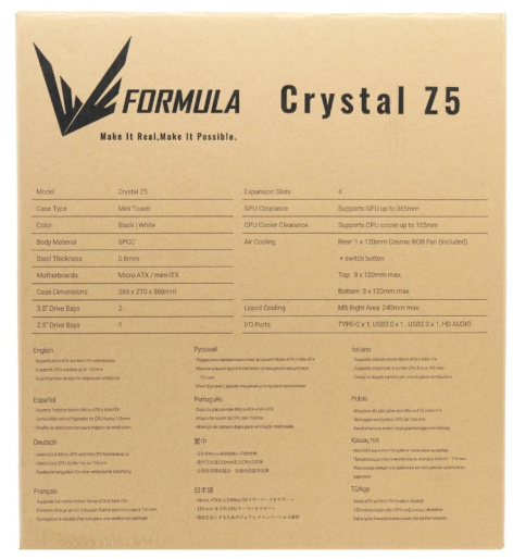 фото Корпус mATX FORMULA Crystal Z5TG в Волгограде