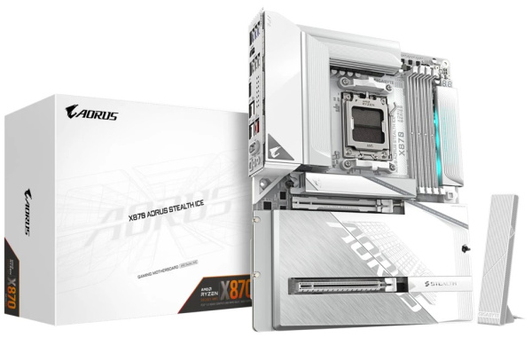 фото Материнская плата ATX GIGABYTE X870 AORUS STEALTH ICE в Екатеринбурге