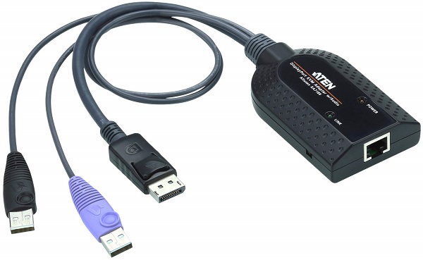 

Адаптер Aten KA7189-AX КВМ, USB, DisplayPort c поддержкой Virtual Media, поддержка считывателя карт общего доступа и извлечения звука, KA7189-AX