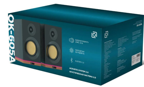 фото Компьютерная акустика 2.0 Oklick OK-605A в Уфе