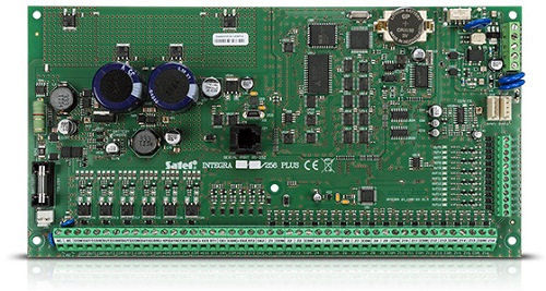 

Плата SATEL INTEGRA 256 Plus ПКП: 16 зон (встроенных) - расширение до 256 зон (беспроводных до 112 зон 868,0-868,2 МГц ) с возможностью настройки окон, INTEGRA 256 Plus