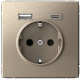 фото Розетка с заземлением с 2 USB  Systeme Electric GAL000532 в Уфе