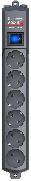 фото Сетевой фильтр  ZIS Pilot S3M Graphite в Красноярске