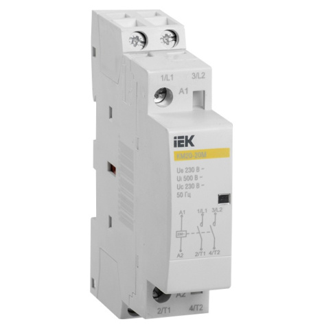 Изображение товара Контактор IEK MKK11-20-20 модульное для коммутации до 20 А