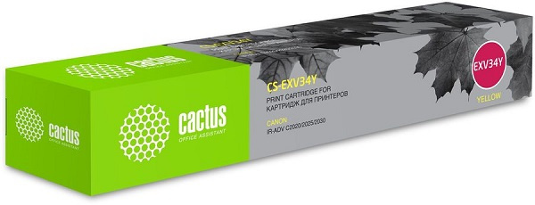 фото Картридж  Cactus CS-EXV34Y в Волгограде