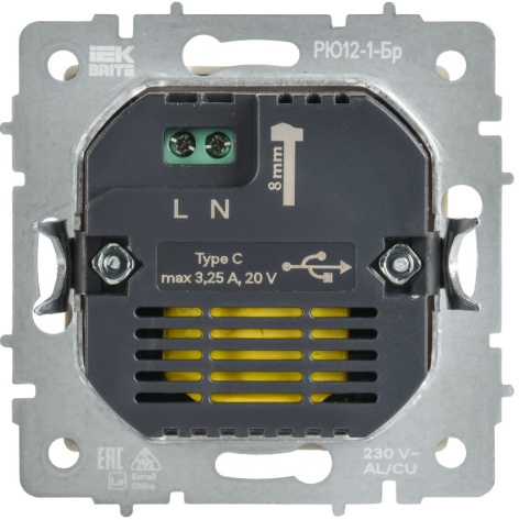 фото Розетка USB  IEK BR-U13-065-K37 в Казани