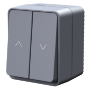 фото Выключатель двухклавишный Systeme Electric ATN544019
