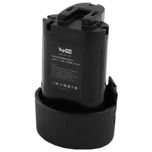 

Аккумулятор TopOn TOP-PTGD-MAK-10.8-1.5 для Makita BL1013. 10.8V 1.5Ah (Li-Ion) PN: 194550-6., TOP-PTGD-MAK-10.8-1.5