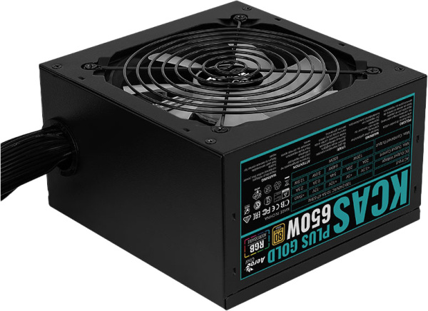 фото Блок питания ATX AeroCool KCAS PLUS GOLD 650W