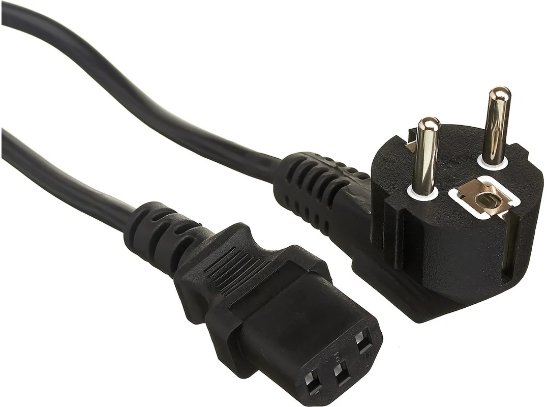 

Кабель питания Exegate EX297798RUS Special PC-3S (Евровилка угловая Schuko->C13, 3*1.0mm2, CCA, черный, 3м), EX297798RUS