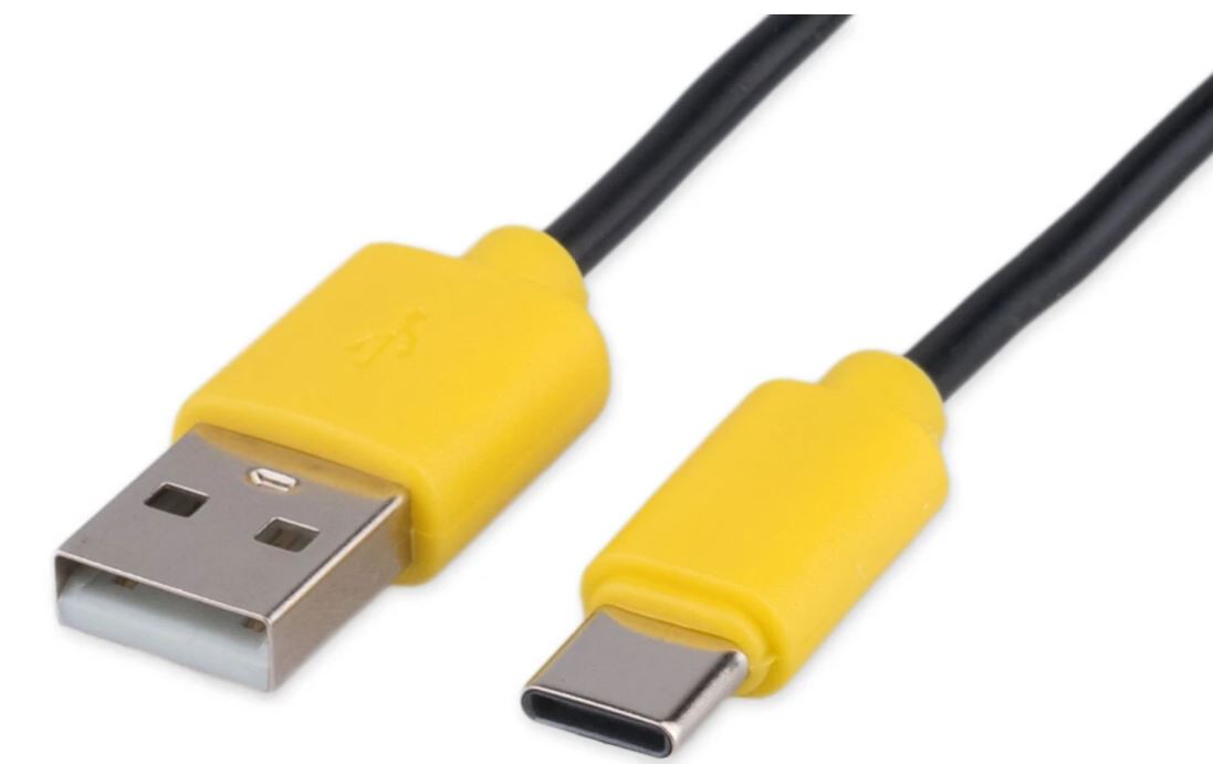 

Кабель интерфейсный USB 2.0 Garnizon GCC-USB2-AMCM-1M-BY AM/Type-C, 2.4А, медь, черный с желтыми коннекторами, 1м, пакет, GCC-USB2-AMCM-1M-BY