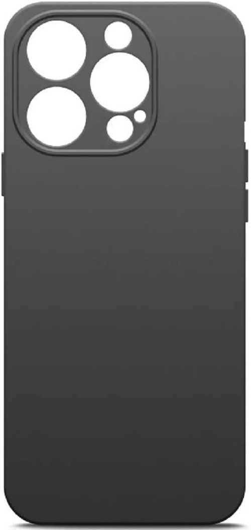 

Чехол BoraSco Silicone Case 72415 матовый для Apple iPhone 15 Pro Max, черный, Silicone Case