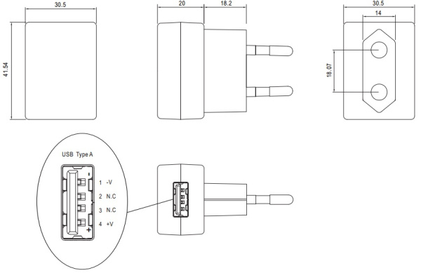 фото Адаптер сетевой Mean Well GS05E-USB в Уфе