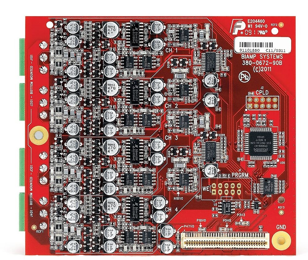 

Интерфейсная карта BIAMP TesiraEIC-4CK 909.0330.900 Tesira 4 channel mic/line input card for the EX-MOD (Card Kit), TesiraEIC-4CK