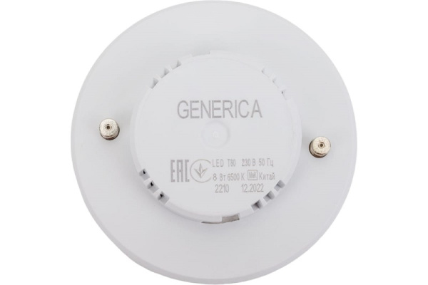 фото Лампа светодиодная GENERICA LL-T80-08-230-65-GX53-G в Красноярске