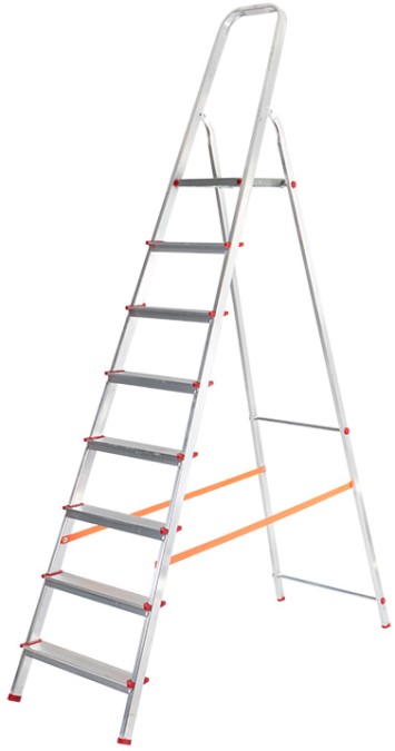 

Стремянка Rexant 12-5049 алюминиевая 8 ступенек, 12-5049
