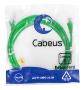 фото Кабель патч-корд Cabeus PC-UTP-RJ45-Cat.6-3m-GN-LSZH