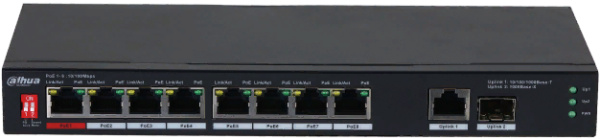фото Коммутатор PoE Dahua DH-PFS3110-8ET1GT1GF-96 в Красноярске