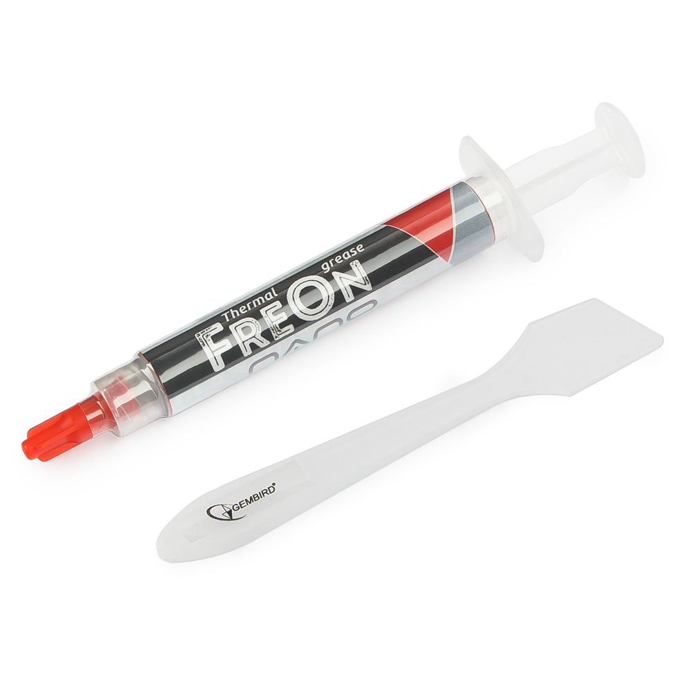 

Термопаста Gembird FreOn Nano GF-31-1.5 для радиаторов, 1,5гр, шприц, FreOn Nano GF-31-1.5