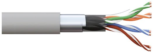 фото Кабель витая пара  EKF TRCS-5EFTP-04LTX-GY-IN3 в Уфе