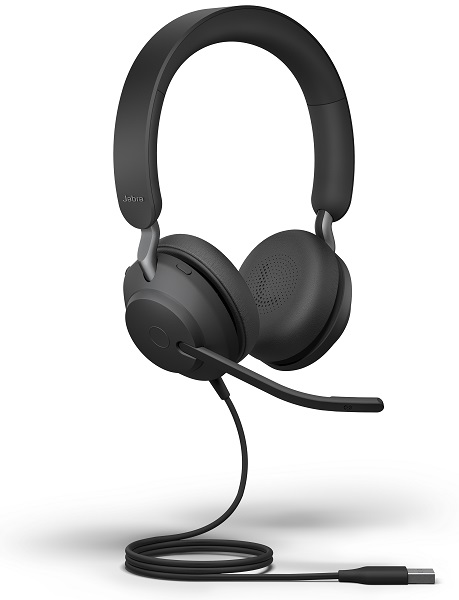 

Гарнитура проводная Jabra Evolve2 40 24089-999-999 USB-A, MS Stereo, Evolve2 40