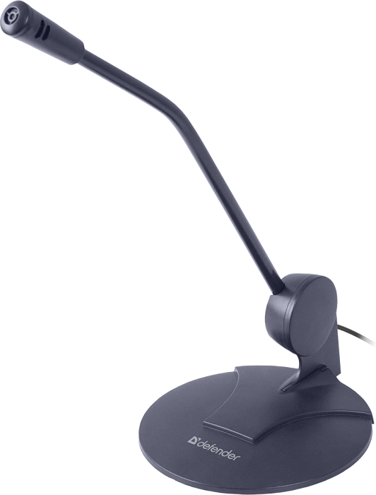 

Микрофон Defender MIC-117 64117 черный, 1.8 м, MIC-117
