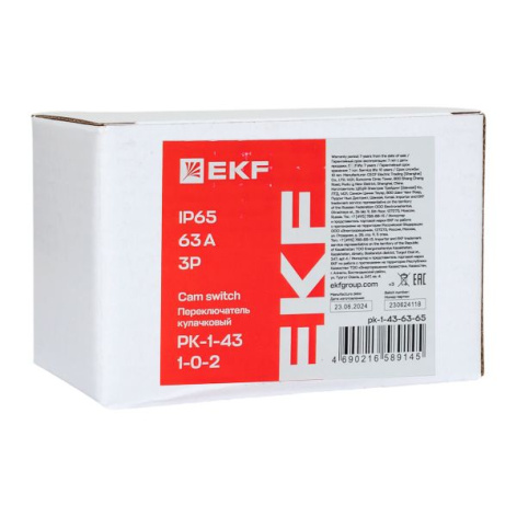 фото Переключатель кулачковый  EKF pk-1-43-63-65 в Уфе