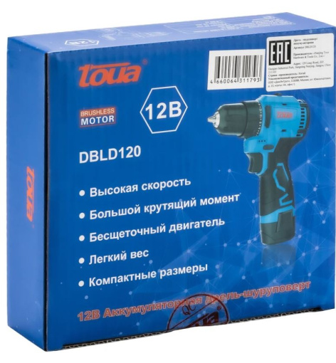 фото Шуруповерт аккумуляторный TOUA DBLD120 в Санкт-Петербургe