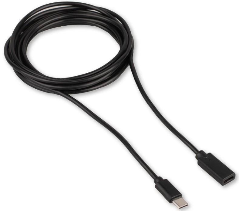 

Кабель интерфейсный USB 2.0 удлинитель Cablexpert CCP-USB2-CMCF-3M Type-C(М)/Type-C(F), 3А, 60Вт, PD/QC3.0, медь, Pro, 3м, черный, пакет, CCP-USB2-CMCF-3M