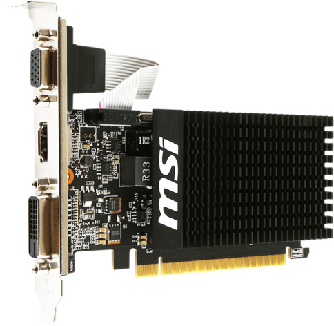 фото Видеокарта MSI GeForce GT 710 (GT 710 2GD3H LP) в Екатеринбурге