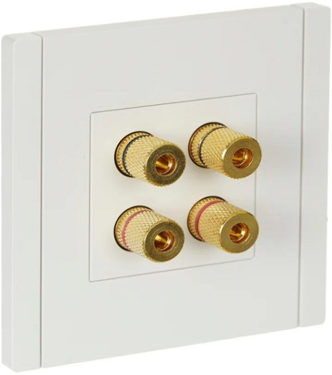 Изображение товара Аудиорозетка IEK FP-S40-K01 для акустических систем, встраиваемая