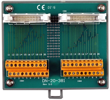 

Плата ICP DAS DN-20-381 I/O Connector Block with DIN-Rail Mounting and two 20-pin Header Include : CA-2010, DN-20-381