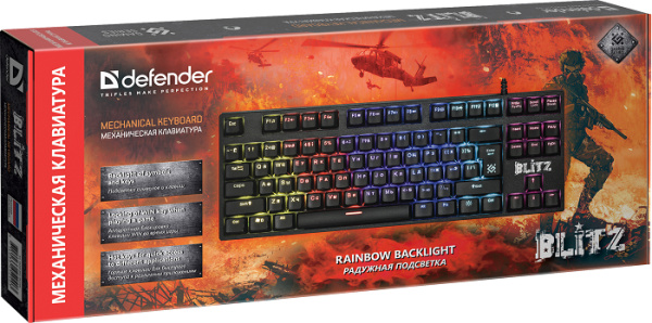 фото Клавиатура  Defender Blitz GK-240L RU в Волгограде