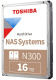 фото Жесткий диск 16TB SATA 6Gb/s Toshiba N300 в Санкт-Петербургe