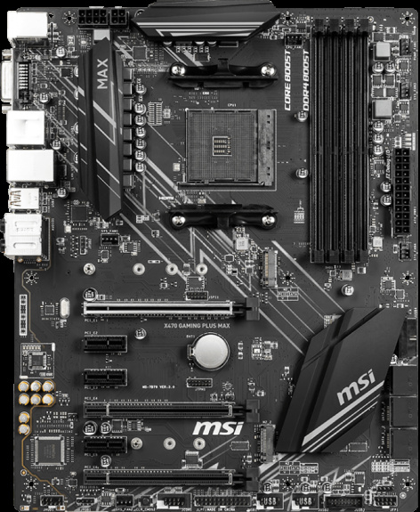 фото Материнская плата ATX MSI X470 GAMING PLUS MAX