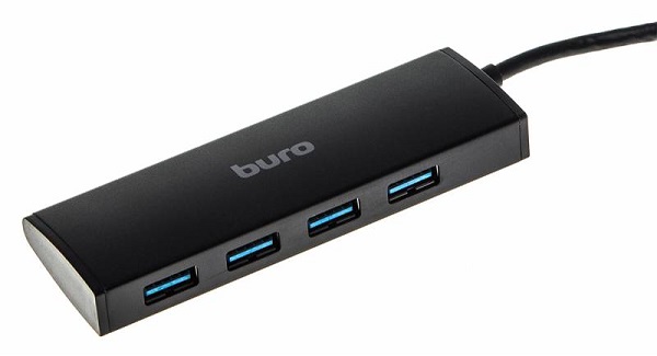 

Разветвитель USB 2.0 Buro BU-HUB4-0.5-U3.0 4порт. черный, BU-HUB4-0.5-U3.0