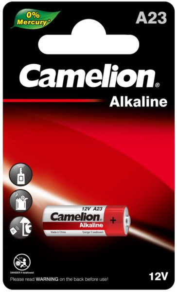 Изображение товара Батарейка Camelion A23-BP1(0%Hg)