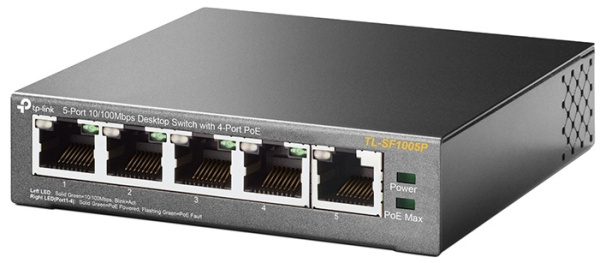 фото Коммутатор PoE TP-LINK TL-SF1005P в Челябинске