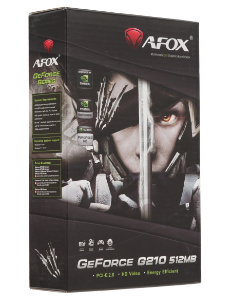 фото Видеокарта Afox nVidia GeForce GT 210, 512 Мб GDDR3, [AF210-512D3L3-V2] в Красноярске
