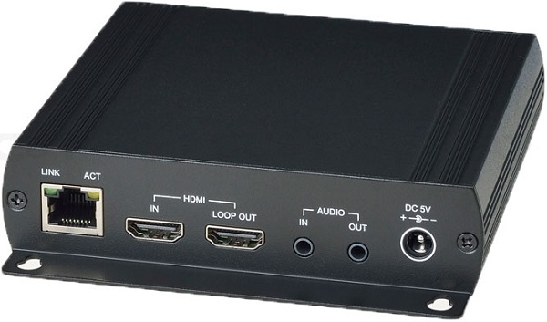 

Передатчик SC&T HKM02BT KVM: HDMI, USB, аудио, RS232 и ИК сигналов по Ethernet до 150м (CAT5e/CAT6). Позволяет передавать HDMI(1080p и 1920x1200 (WUXG, HKM02BT