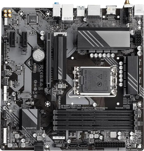 фото Материнская плата mATX GIGABYTE B760M DS3H AX DDR4 1.2 в Уфе