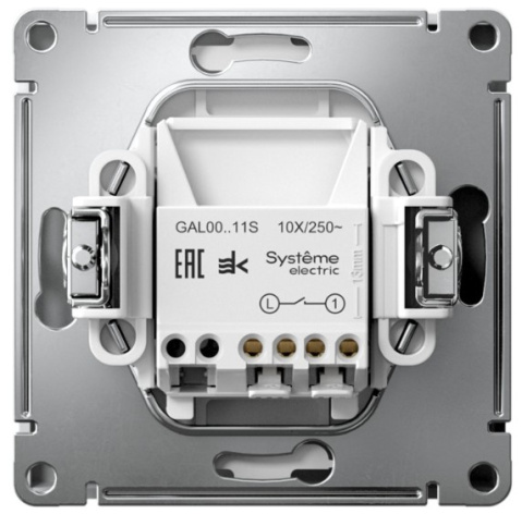 фото Выключатель одноклавишный  Systeme Electric GAL001311S в Красноярске