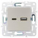 фото Розетка USB  IEK SK-U22-018-K37