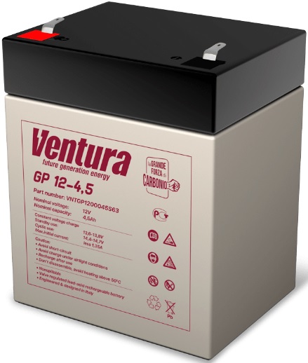 

Батарея Ventura GP 12-4,5 12В/4,8Ач, GP 12-4,5