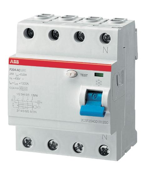 

УЗО ABB 2CSF204001R1250 F204AC 4Р 25А 30mA (AC), 2CSF204001R1250